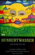 Jour de pluie par HUNDERTWASSER