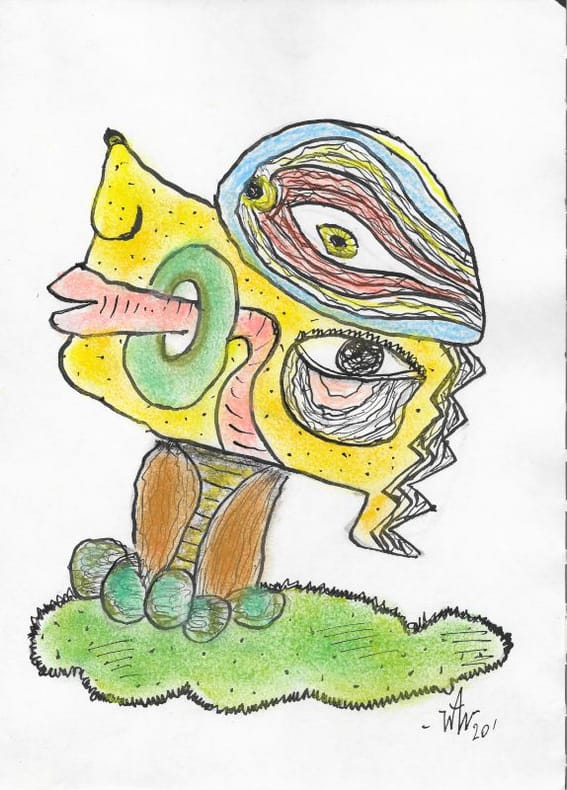 ZOZO - Canapé Vert. WILSON (William)