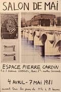 Salon de Mai - Espace Pierre Cardin - 4 avril -7 mai 1981 par [80's] CHRISTO & JEANNE-CLAUDE