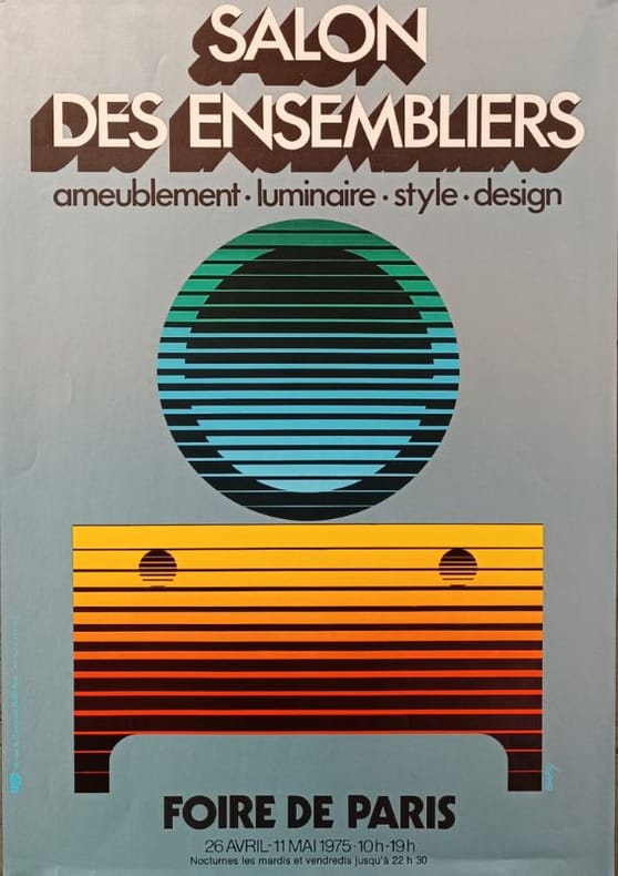 Salon des Ensembliers. Ameublements - Luminaire - Style - Design. [70's] EDERY