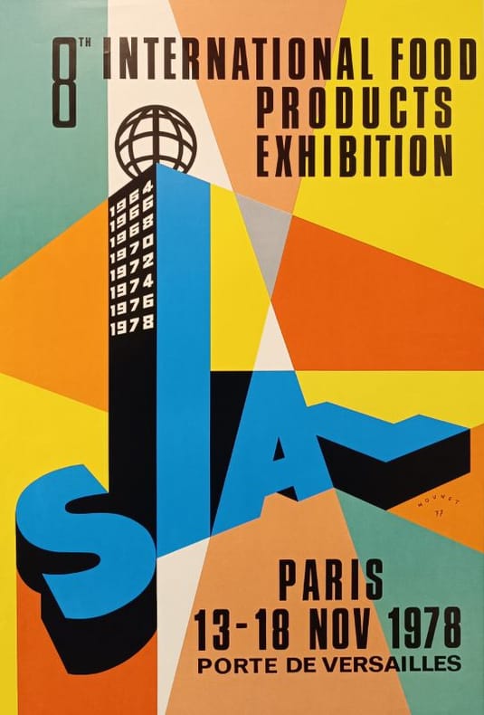 8e International Food Products Exhibition - Paris 13.18 Nov 1978.. [70's] MOUNET