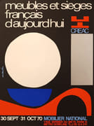 Meubles et sièges français d'aujourd'hui - CREAC. par [70's] CONSTANTIN