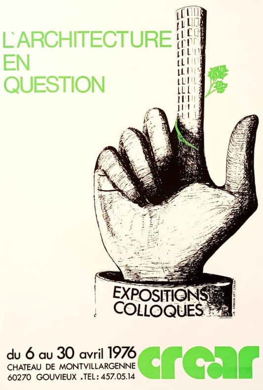 L'Architecture en question. Exposition. Colloques. [70's] ARMANI (J-B.)