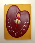 THERMOMÈTRE EN FORME DE PALETTE D'ARTISTE PEINTRE par 