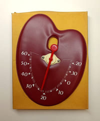 THERMOMÈTRE EN FORME DE PALETTE D'ARTISTE PEINTRE