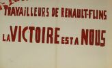 TRAVAILLEURS DE RENAULT-FLINS, LA VICTOIRE EST A NOUS. [Mai 68] COLLECTIF