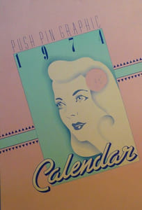 Calendar, Push Pin Graphic 1974.