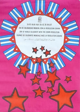 Jornada de Solidaridad con la Revolucion Cubana- 26 de julio.. [Affiche/Cuba]