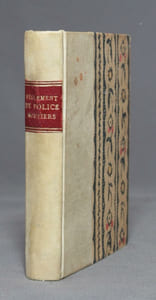 Règlement de police pour la ville de Moutiers en 1779.
