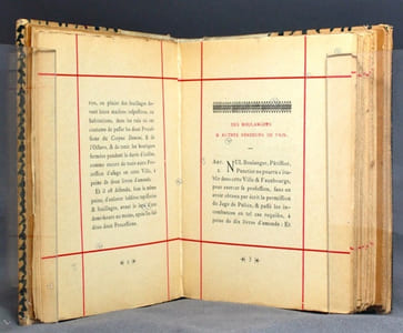 Règlement de police pour la ville de Moutiers en 1779.