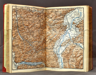 La Suisse et les parties limitrophes de l'Italie, de la Savoie et du Tyrol. Manuel du voyageur. Quinzième édition revue et corrigée.