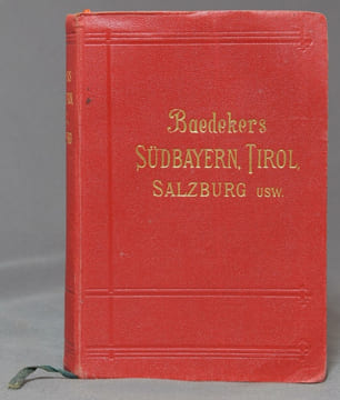 Südbayern, Tirol, Salzburg, Ober- und Nieder-Österreich, Steiermark, Kärnten und Krain. Handbuch für Reisende. Fünfunddreissigste Auflage.. BAEDEKER ...