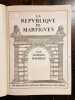 La République de Martigues.. MAURRAS Charles: