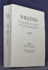 Vallesia. Bulletin annuel de la Bibliothèque et des Archives cantonales du Valais, des Musées de Valère et de la Majorie. XXXIII 1978. Mélanges ...