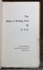 The Ballad of Reading Gaol. By C. 3. 3.. [WILDE Oscar]: