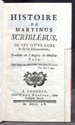 Histoire de Martinus Scriblérus, de ses ouvrages & de ses découvertes. Traduites de l'Anglois. par POPE [Alexander]; [LARCHER Pierre-Henri (trad.)]: - Image 2