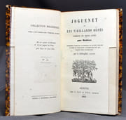 Joguenet ou Les vieillards dupés. Comédie en trois actes. Première forme des Fourberies de Scapin, publiée d'après un manuscrit contemporain et qui parait être autographe par le bibliophile Jacob. par MOLIERE: - Image 2