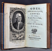 Odes anacréontiques, contes en vers, et autres pièces de poésie, suivies de Côme de Médicis. par MERO [Honoré Joseph]: - Image 2