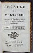 Le dépositaire - Le droit du seigneur - L'indiscret. Théâtre de Voltaire, tome neuvième. par VOLTAIRE [François-Marie Arouet de]: - Image 2