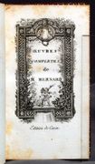 Oeuvres complètes de M. Bernard. par BERNARD [Pierre-Joseph, dit Gentil-Bernard]; [VOLTAIRE]: - Image 2