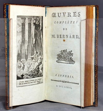 Oeuvres complètes de M. Bernard.. BERNARD [Pierre-Joseph, dit Gentil-Bernard]: