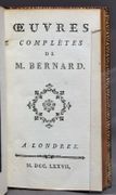 Ouevres complètes de M. Bernard. par BERNARD [Pierre-Joseph, dit Gentil-Bernard]: - Image 2