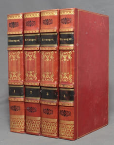Oeuvres complètes de P. J. Béranger. Edition unique revue par l'auteur, ornée de 104 vignettes en taille-douce dessinées par les peintres les plus célèbres.