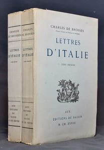 Lettres d'Italie.