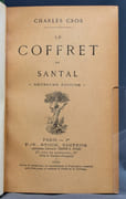 Le coffret de santal. Deuxième édition. par CROS Charles: - Image 2