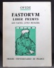 Fastorum Liber Primus - Les Fastes, livre I. Deuxième édition revue et corrigée.. OVIDE - P. OVIDIUS NASO; LE BONNIEC Henir (intr. et commentaires):