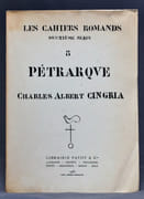 Pétrarque. par CINGRIA Charles-Albert: - Image 1