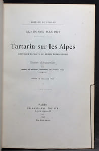 Tartarin sur les Alpes. Nouveaux exploits du héros tarasconnais.