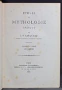 Etudes de mythologie grecque. Ulysse et Cicré - Les sirènes [relié avec] Quadro di Cebete filosofo greco trasportato in lingua italiana [relié avec] Notes et documents: L'impôt sur les courtisanes à Cos [relié avec] Babylone et la Bible: Code de Hammourabi et Livre de l'Alliance [relié avec] Note relative aux coutumes des adeptes de la Société secrète des Scymos, indigènes fétichistes du littoral de la Guinée [relié avec] Mémoire sur les races de l'Océanie [relié avec] Sur les races de l'Océanie [relié avec] L'arbitrage. Edition critique accompagnée de notes explicatives et d'une traduction. par CERQUAND J.-F./ CEBES Thebanus;PIMBIOLO Antonio / REINACH Théodore / BOSCHERON Achille / CHEVRIER M. A / CAUVIN M. CH. (2x)/ MENANDRE; CROISET Maurice /: - Image 2
