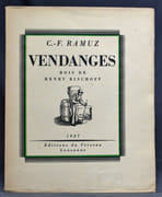 Vendanges. par RAMUZ [Charles Ferdinand]: - Image 1
