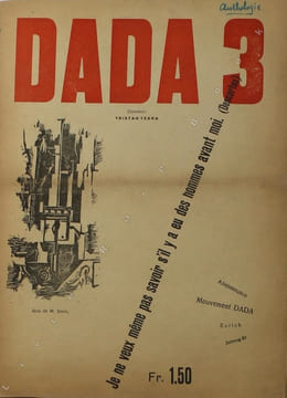 Dada 3. Directeur: Tristan Tzara. Administration : Mouvement Dada.. [TZARA Tristan]: