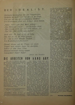 Dada 3. Directeur: Tristan Tzara. Administration : Mouvement Dada.. [TZARA Tristan]: