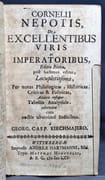 Cornelii Nepotis, De excellentibus viris ac imperatoribus, editio nova, post hactenus editas, locupletissima, per notas philologicas, historicas, criticas & politicas, additis insuper tabellis analyticis, adornata cum auctis uberrimè indicibus â Georg. Casp. Kirchmajero. par KIRCHMAIER Georg Caspar: - Image 3