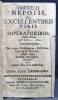 Cornelii Nepotis, De excellentibus viris ac imperatoribus, editio nova, post hactenus editas, locupletissima, per notas philologicas, historicas, ...