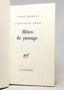 Hôtes de passage. Le miroir des limbes. par MALRAUX André: - Image 3