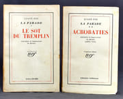 La parade. Souvenirs et impressions de théâtre. Tome I: Le sot du Tremplin- Tome II: Acrobaties. par LUGNE-POE [Aurélien-Marie Lugné, dit]: - Image 1
