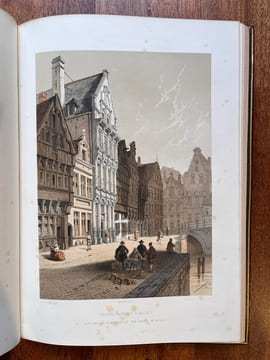 Monuments d'architecture et de sculpture en Belgique. I : Le Brabant et le Flandres - II: Anvers, Liége, Namur et le Hainaut.. STROOBANT [François]; ...
