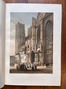 Monuments d'architecture et de sculpture en Belgique. I : Le Brabant et le Flandres - II: Anvers, Liége, Namur et le Hainaut.. STROOBANT [François]; ...