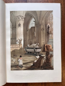 Monuments d'architecture et de sculpture en Belgique. I : Le Brabant et le Flandres - II: Anvers, Liége, Namur et le Hainaut.. STROOBANT [François]; ...