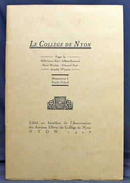 Le collège de Nyon.. BONNARD Albert: