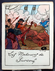Les marins. 6 images de Guy Arnoux.