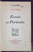 Essais et portraits. par BLANCHE [Jacques-Emile]: - Image 2