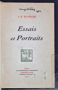 Essais et portraits.