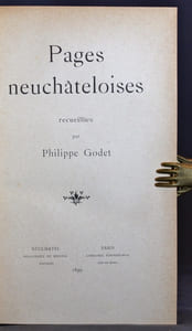 Pages neuchâteloises.