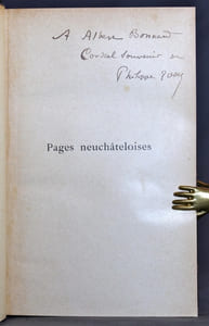 Pages neuchâteloises.