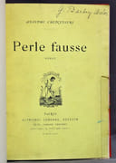 Perle fausse. Roman. par CHENEVIERE Adolphe: - Image 2